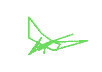 Inazuma wireframe dragon logo